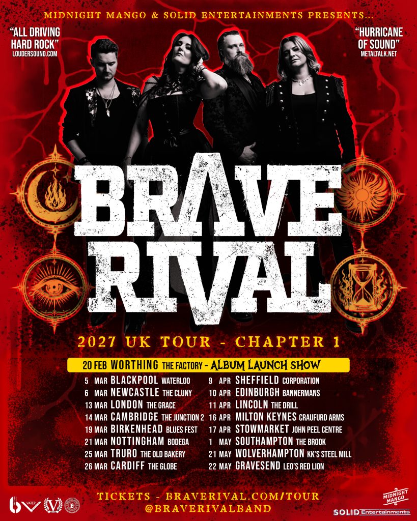 Brave Rival 2027 UK Tour Chapter 1 poster